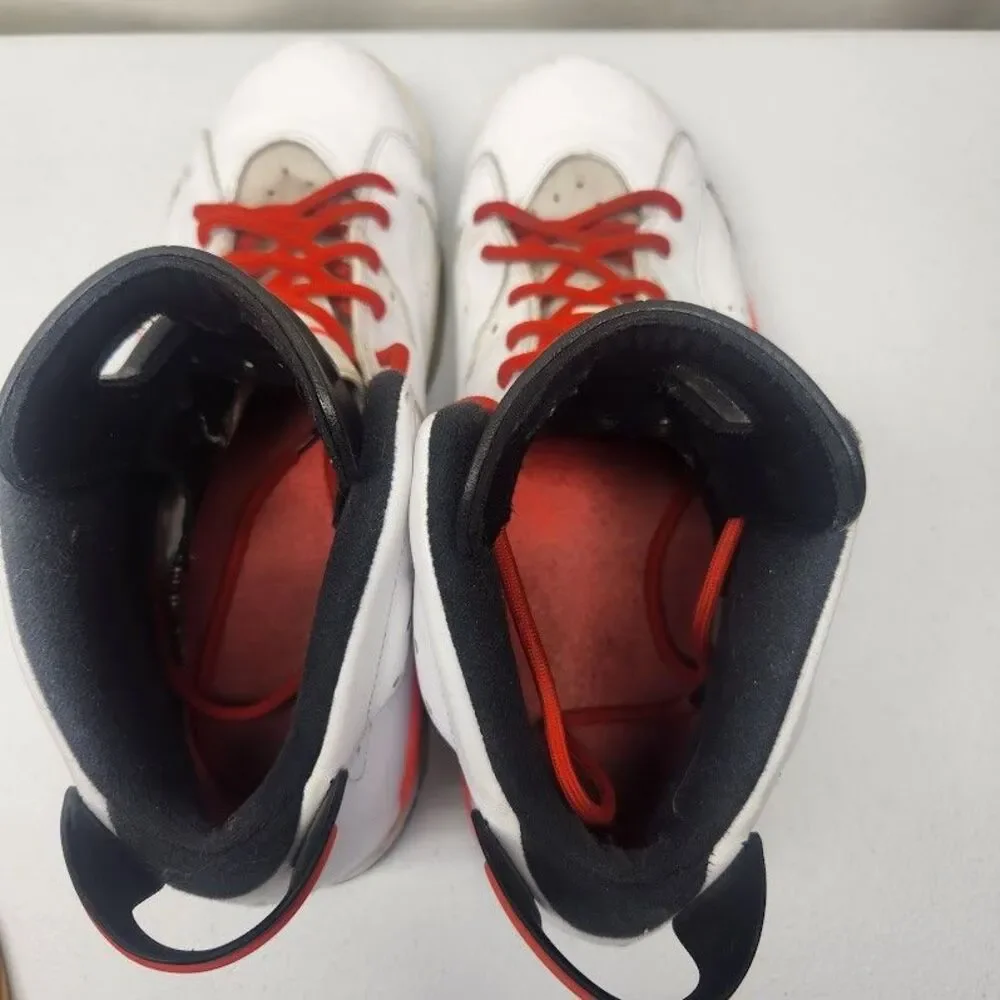 Air Jordan Retro High Top Sneakers Men’s Size 12 White Infrared 2013 Release
